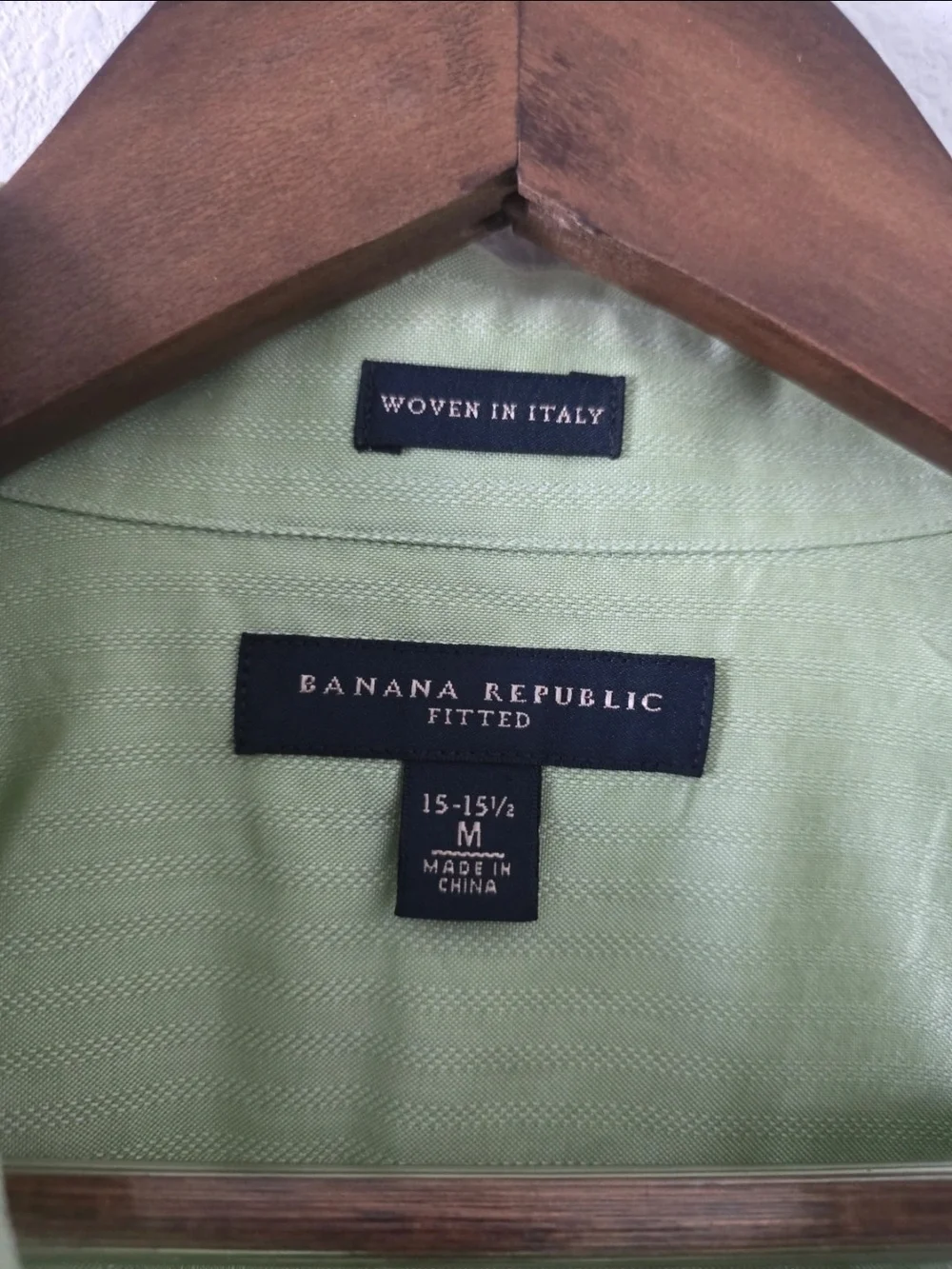 Banana Republic Pale Green Button-Up Shirt Jacket